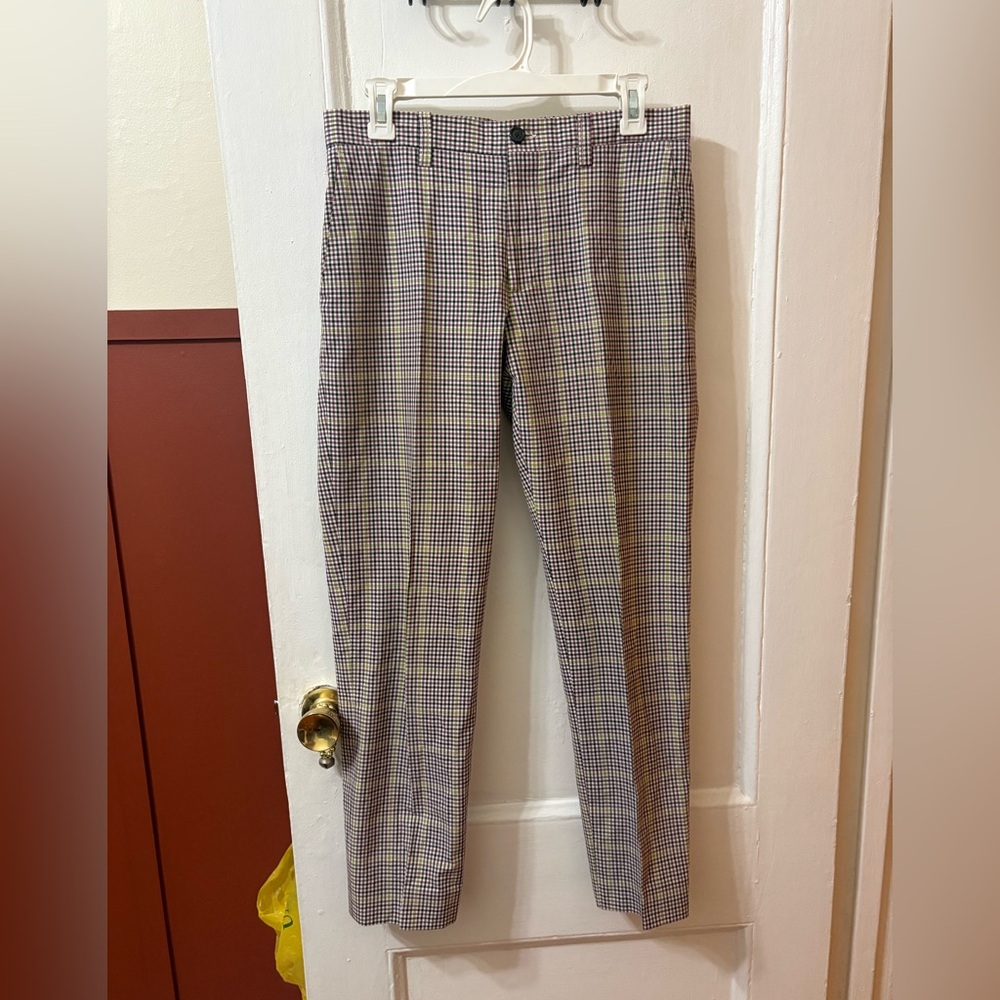 ETRO Men's Checkered Pants